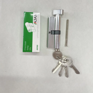 Цилиндр с ключами для замка, AJAX 100-60 ключ-вертушка